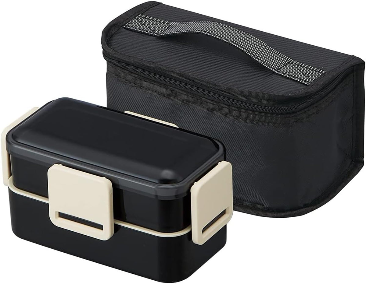 Skater Bento Box 850ml Two-Tier Lunch Box with Insulated Bag