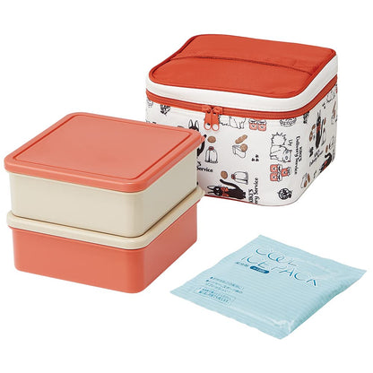 Skater Bento Box with Insulated Bag and Ice Pack 2240ml