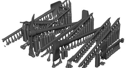 BSK Model 1/35 Scale WWII German Tank OVM Parts Set