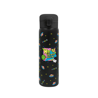 Toa Stainless Steel Vacuum Insulated One Push Bottle 480ml Black