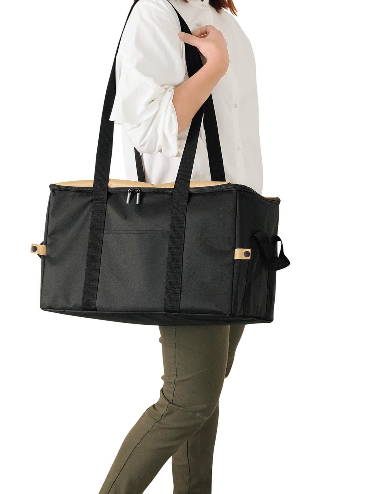 Kakusee Insulated Bag Black for Japanese Beauty on the Go