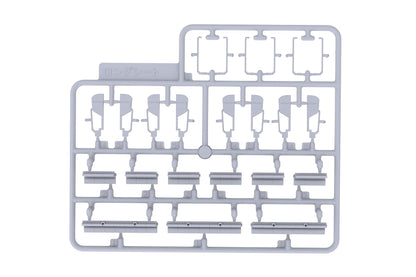 Plum 1/80 Long Seat Interior Set Unpainted Plastic Kit