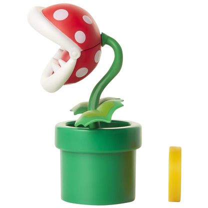 Sanei Super Mario Figure Collection Plus Piranha Plant with Coin