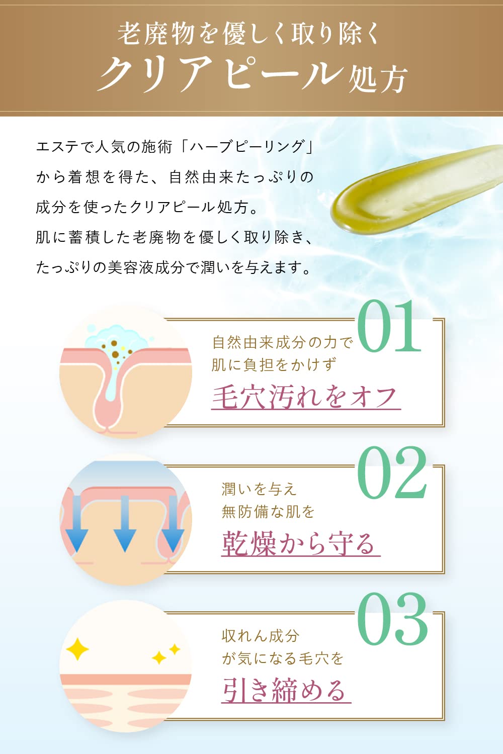 ESTH Herbal Peeling Cleansing 120g for Japanese Skincare
