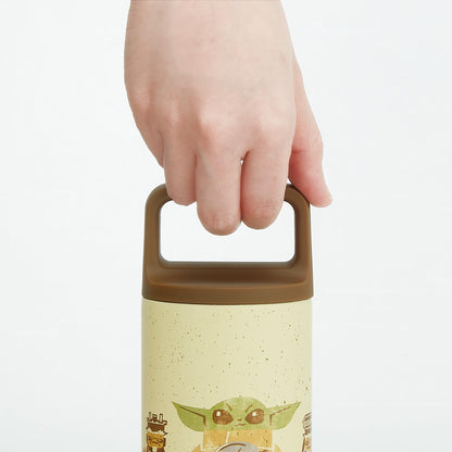 Skater Square Handle Stainless Steel Water Bottle 450ml with Disney Star Wars Design