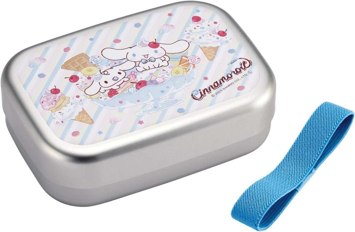 Skater Kids Lunch Box Aluminum 370ml with Lunch Belt Made in Japan