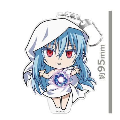 azumaker Anime Figure Rimuru Wisdom King Version Keychain with Stand