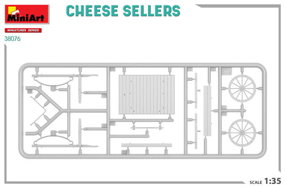 Miniart 1/35 Cheese Seller Set Plastic Model Kit