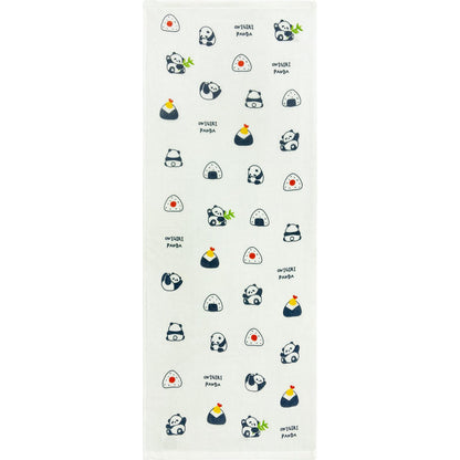 Hayashi Face Towel 34x90cm Soft Blend Panda Design