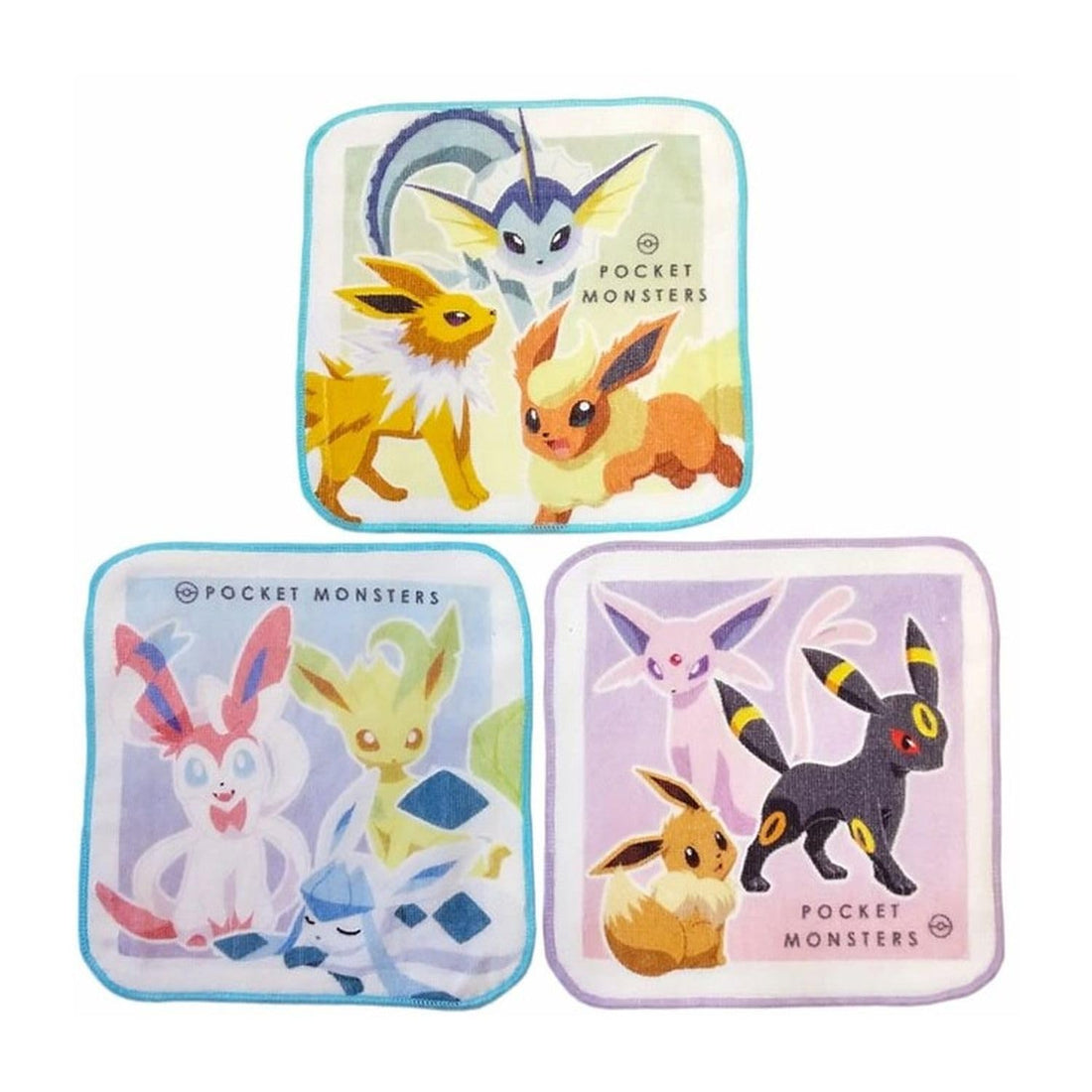 ALLONE Mini Towel Set of 3 Character Designs for School Use
