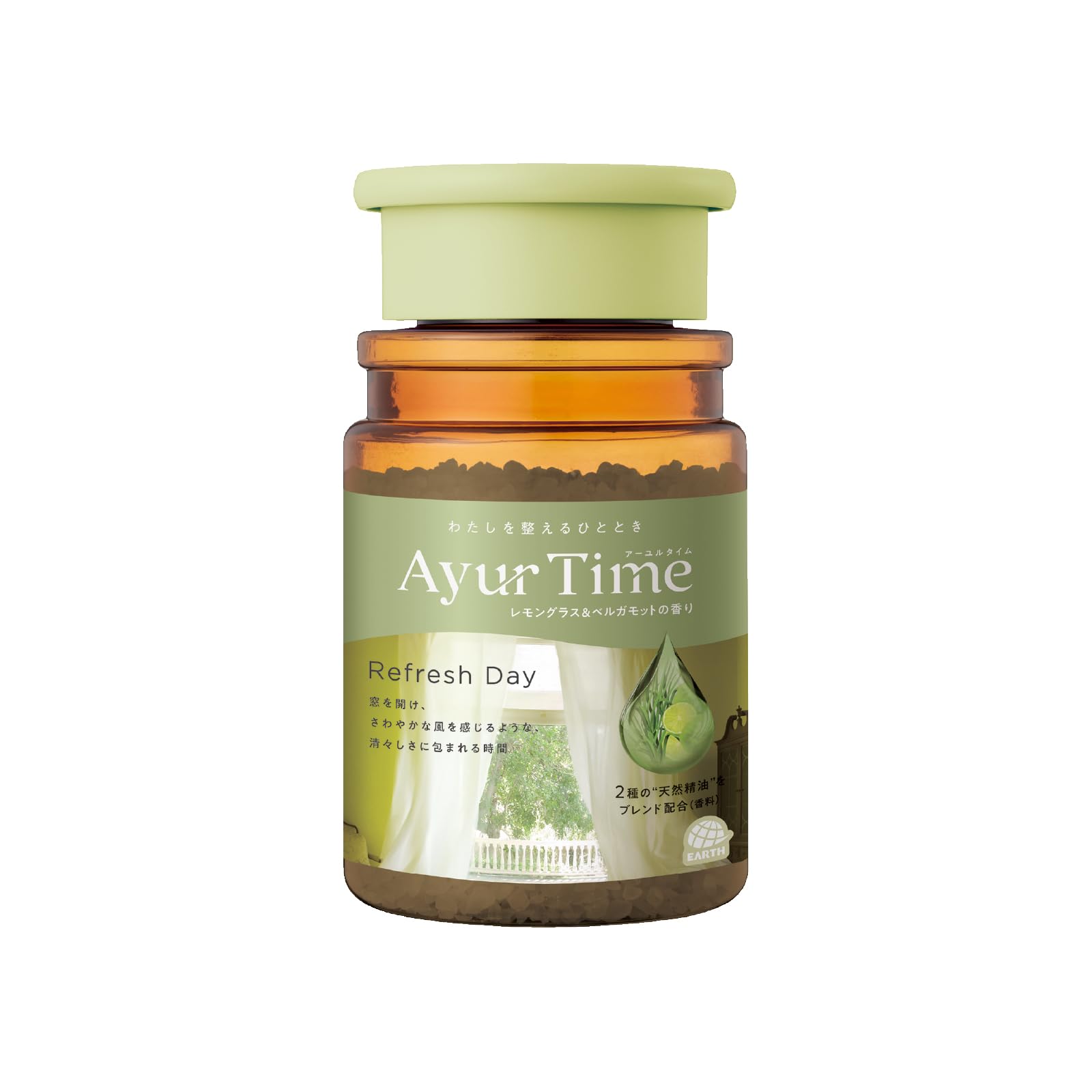 Ayurtime Refresh Day Bath Salt Lemongrass &amp; Bergamot 520g