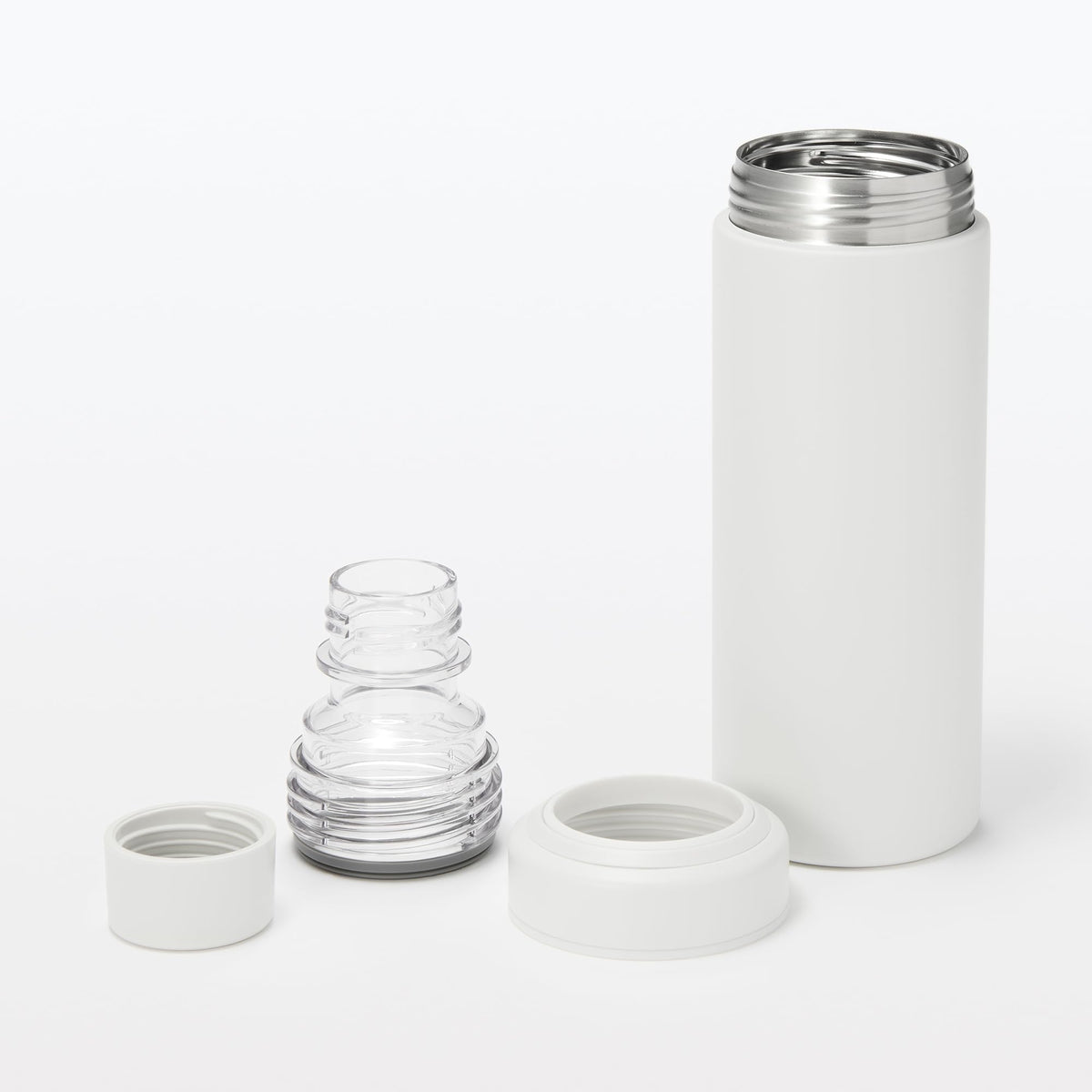 MUJI Stainless Steel Insulated Bottle for Carbonated Drinks 600 mL