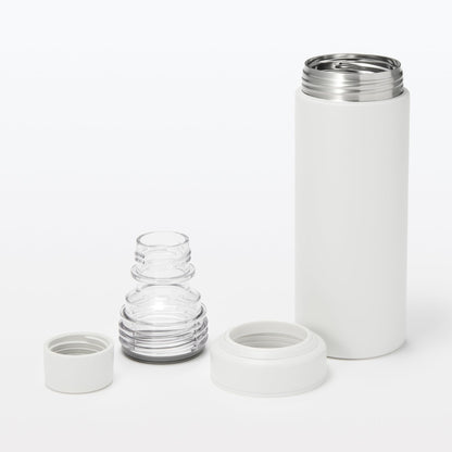 MUJI Stainless Steel Insulated Bottle for Carbonated Drinks 600 mL
