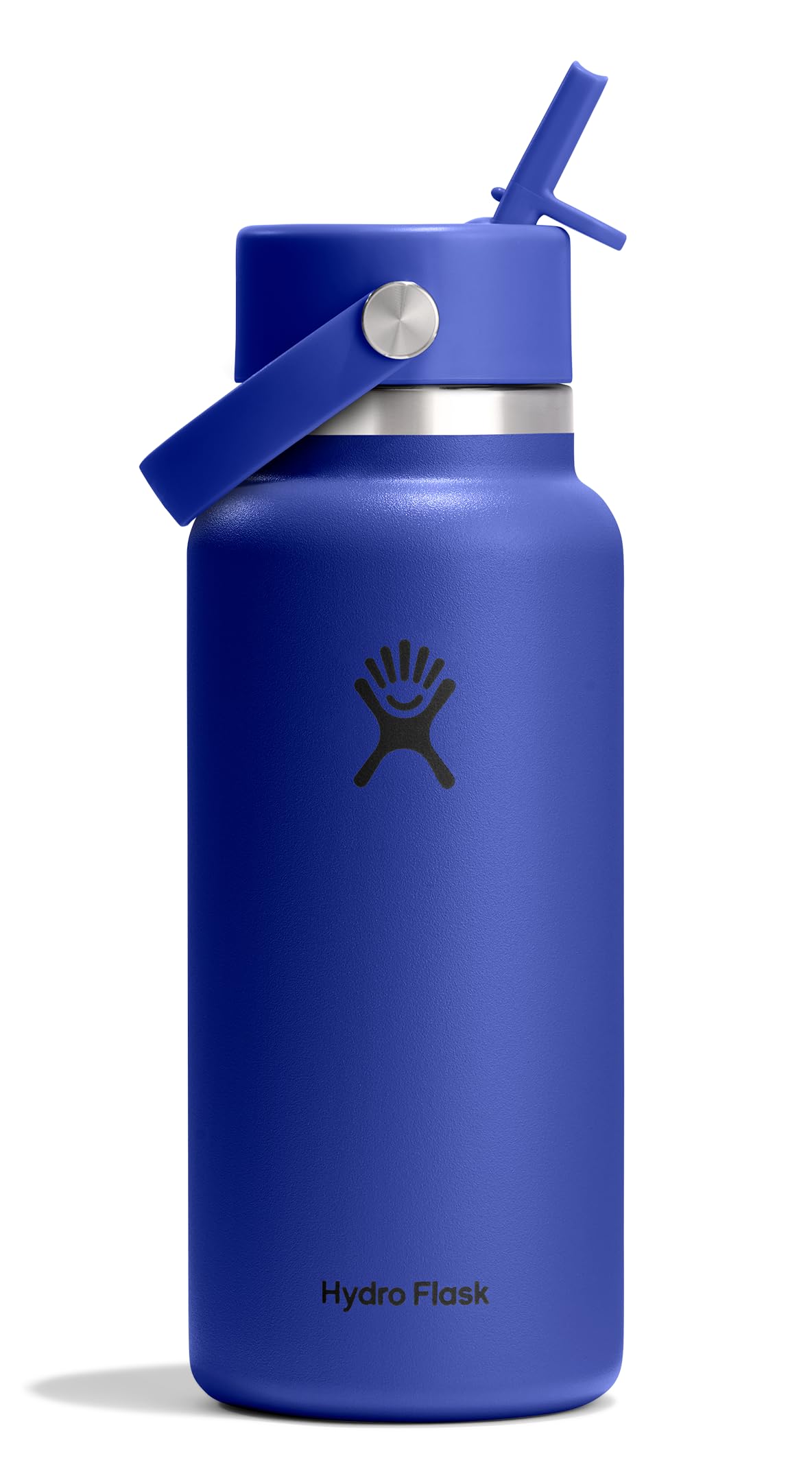 Hydro Flask Wide Mouth Flex Straw 32oz Water Bottle Capri Blue