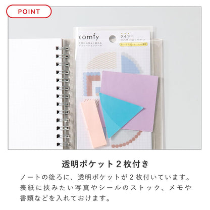 Iroha Publishing PiN NOTE A6 Mini Size Ring Type Purple