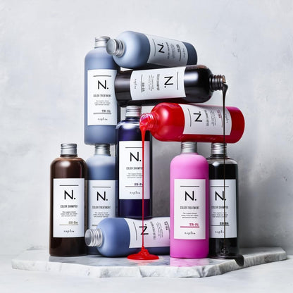 N. Color Shampoo Bk 320ml for Black Hair Maintenance