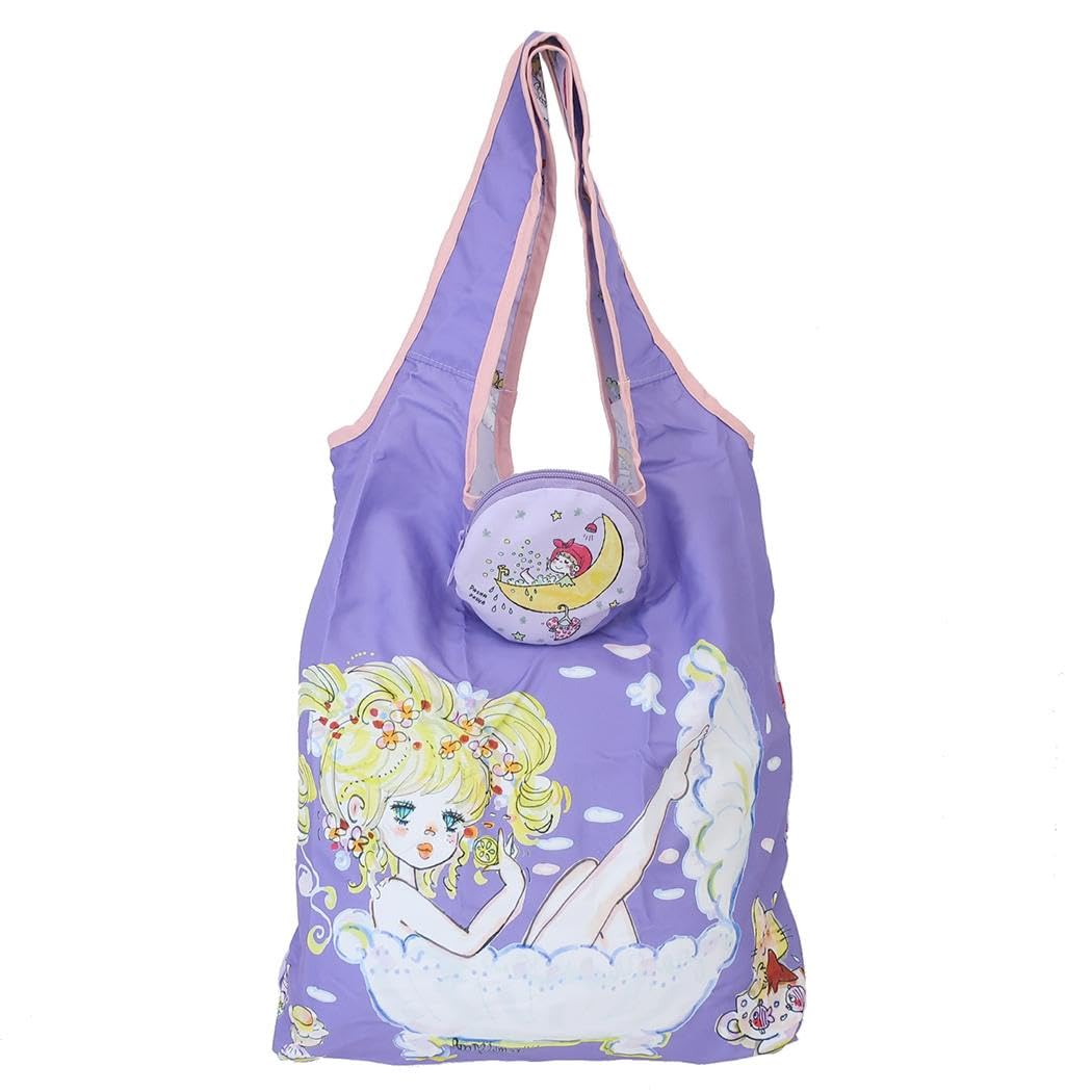Watanabe Eco Bag Bath Time Purple and Light Purple