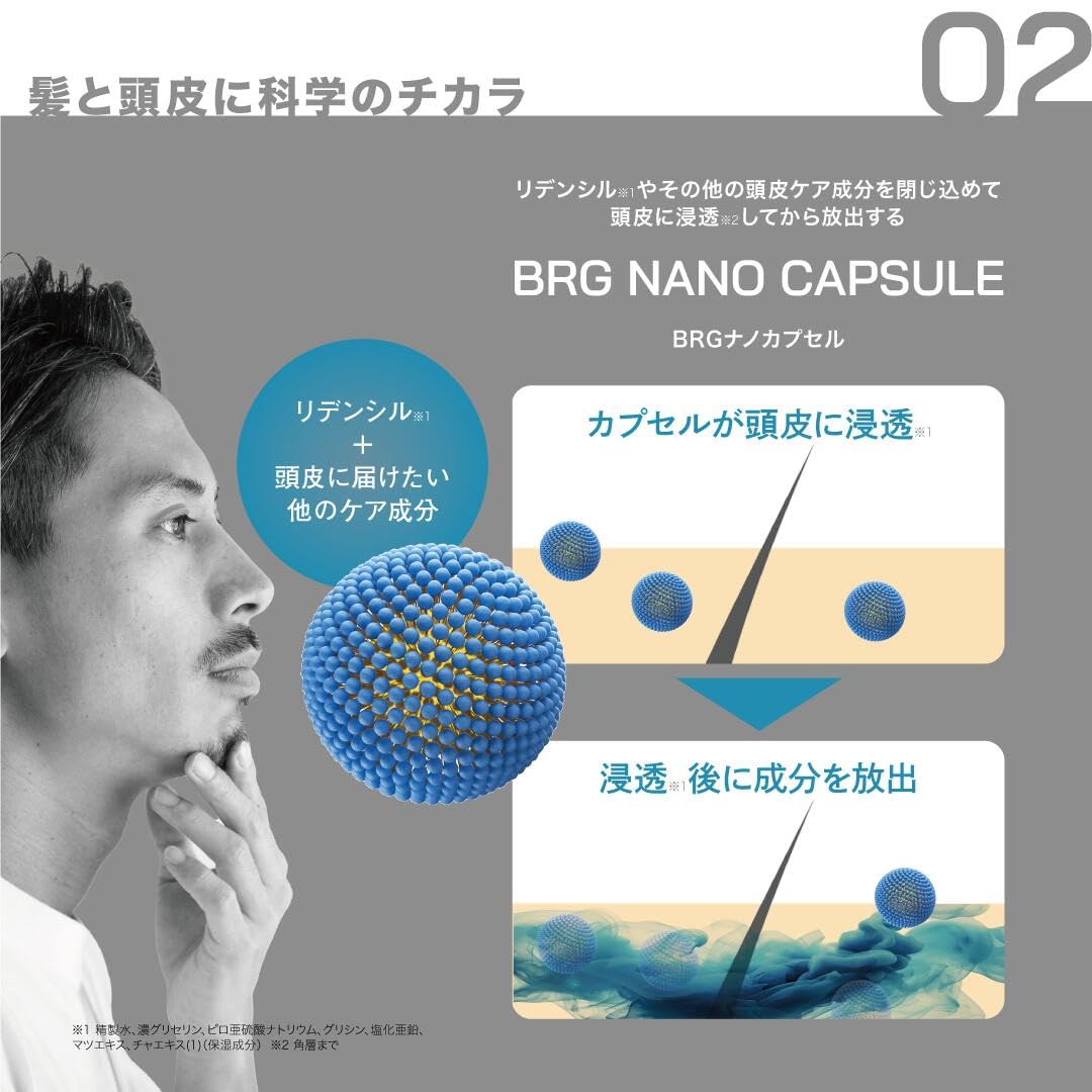 DRZERO Hair and Scalp Shampoo for Men 400ml Made in Japan