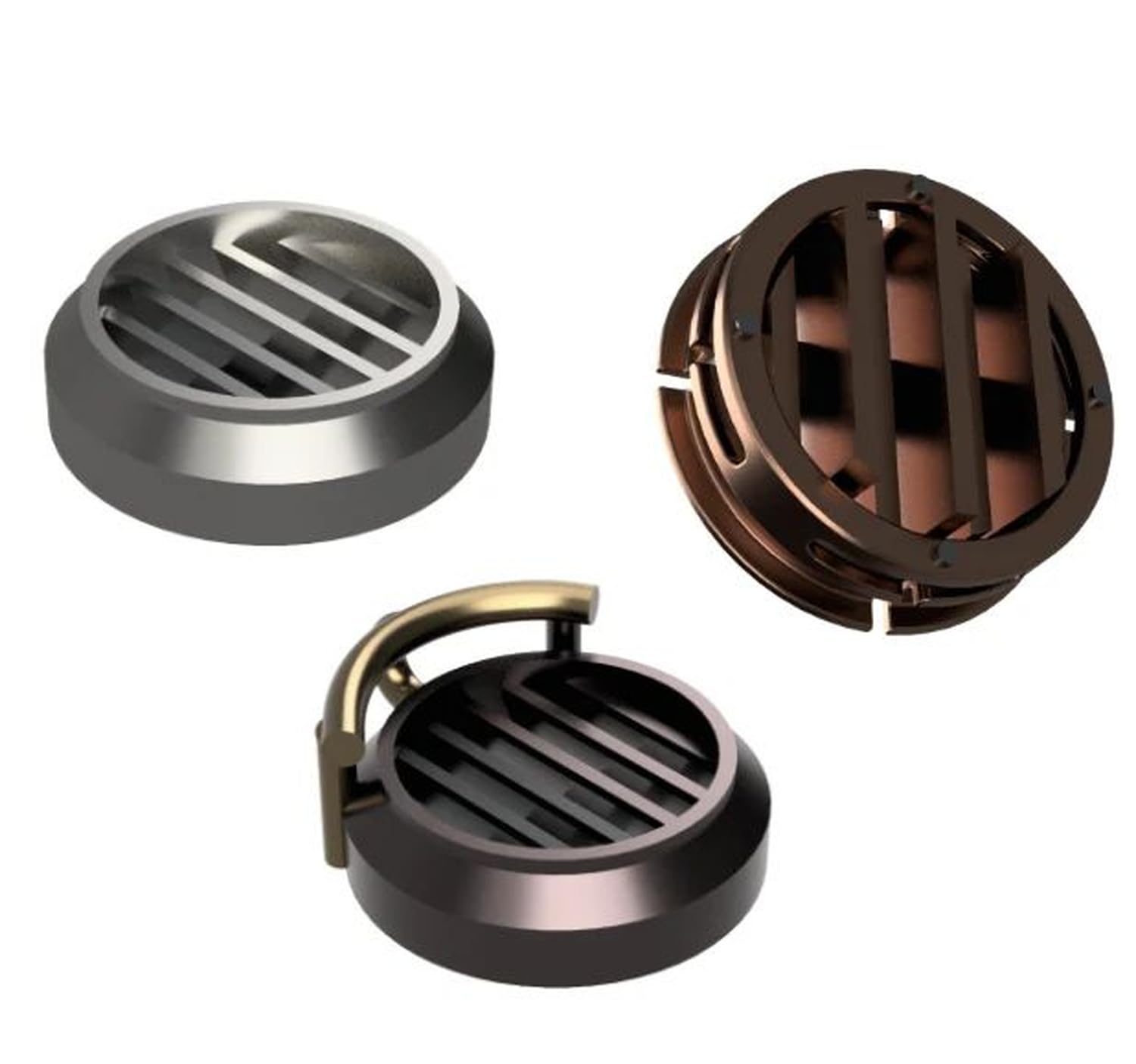 MAKERS DESIGN Snap Fit Round Duct Model Parts for Scale Models