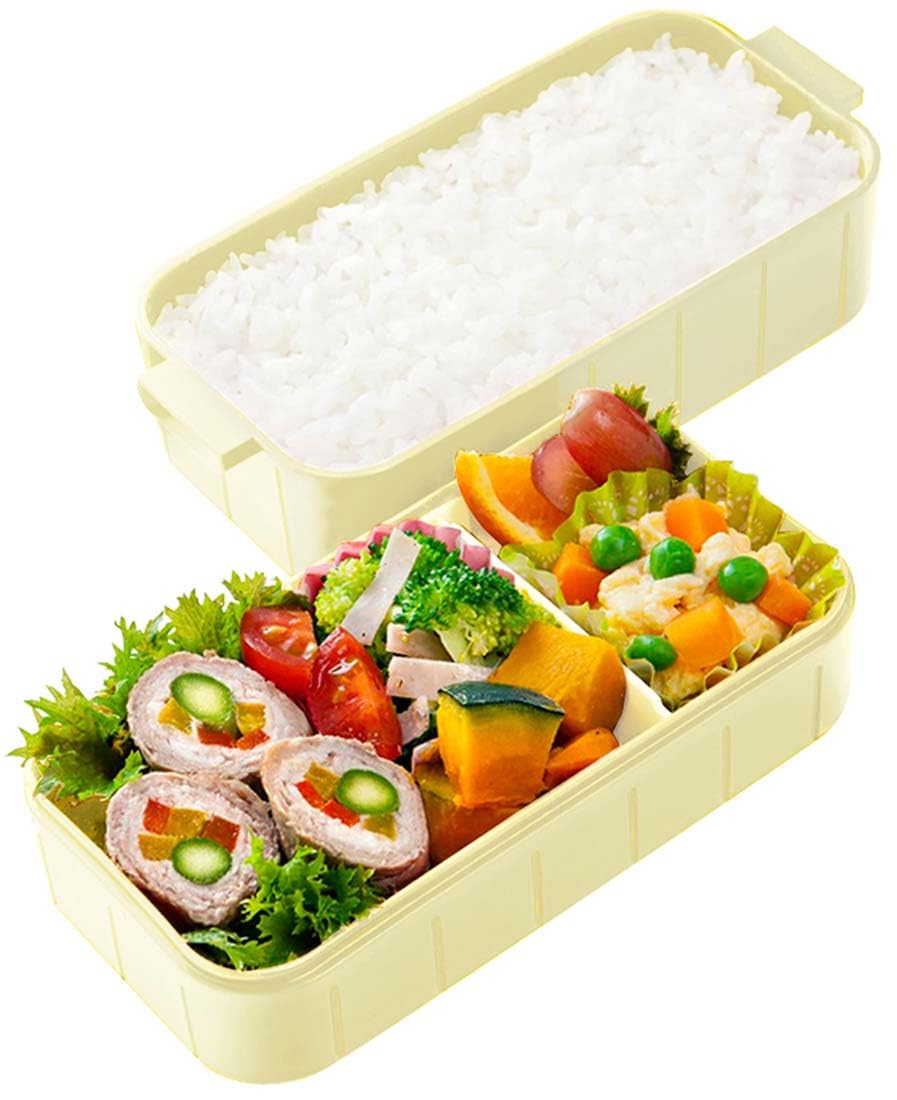 Skater Two-Tier Lunch Box 600ml with Totoro Design