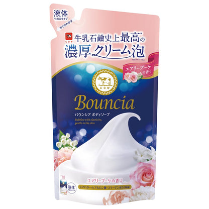 Gyuunyuusekken Bouncia Body Soap Airy Bouquet Fragrance Refill 400ml