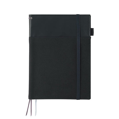 KOKUYO Systemic Notebook Cover B5 Black Leatherette 40 Sheets