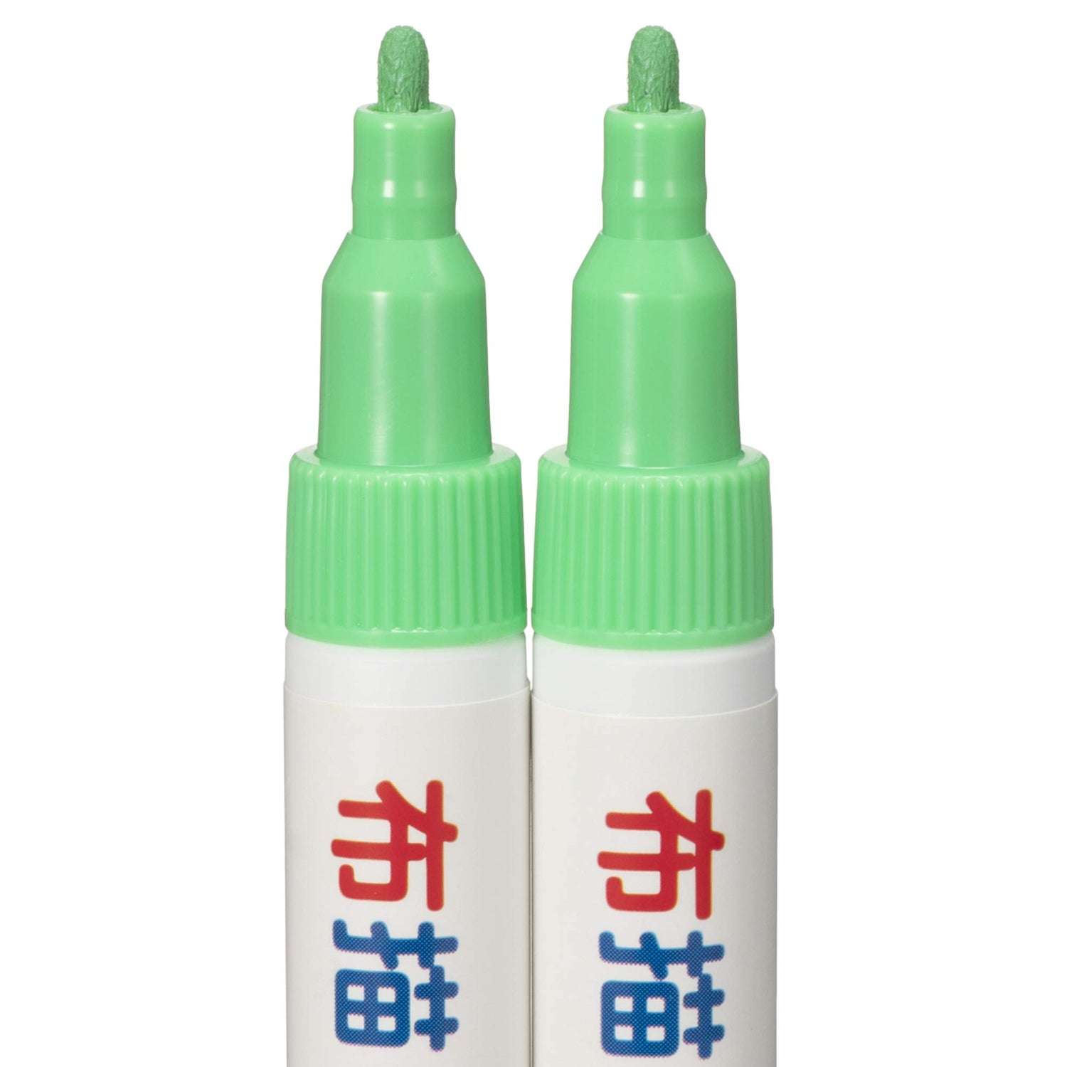 MARVY Fabric Markers Set Light Green 2-Pack for Creative Projects