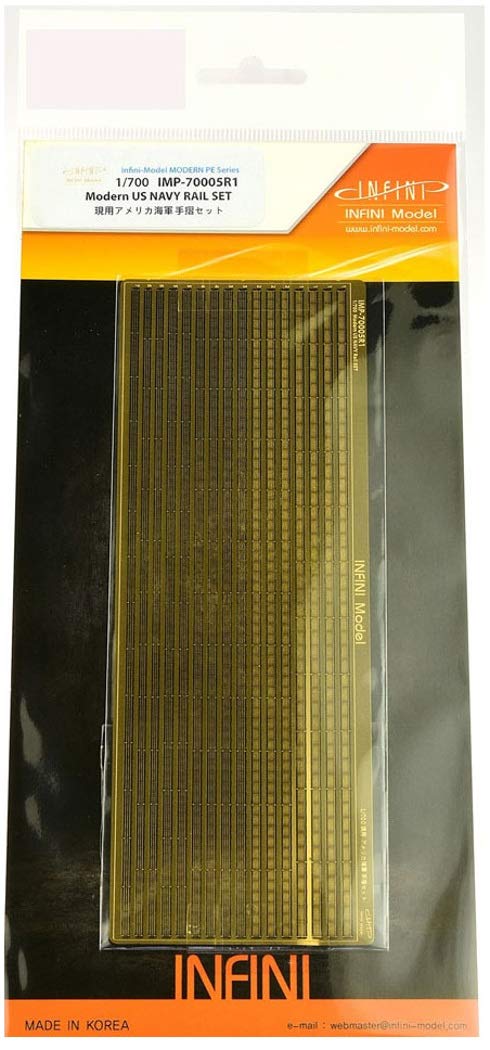 Infinity Model 1/700 Scale U.S. Navy Handrail Set Model Kit Parts