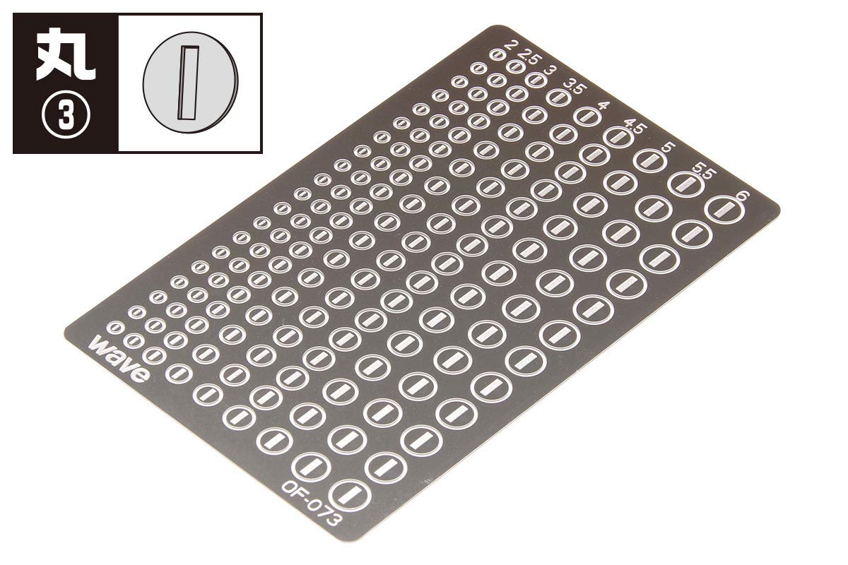 Wave Basic Etching Round 3 Scale Model Parts for Collectors