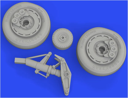 Eduard 1/48 Scale Douglas A-1J Skyraider Wheel Model Parts