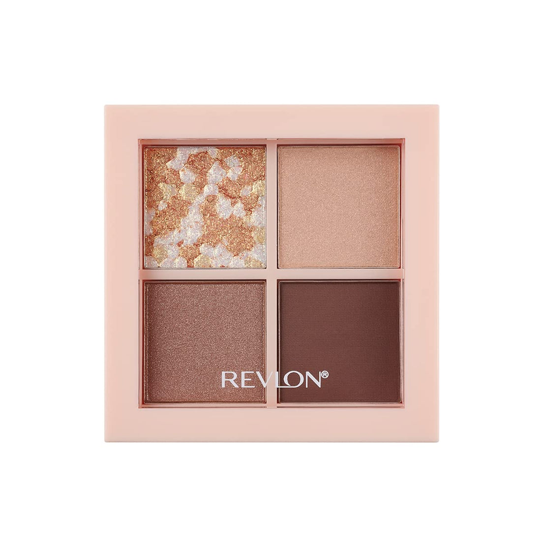 REVLON Dazzle Eyeshadow Quad Glazing Brown 3.0g for Versatile Looks