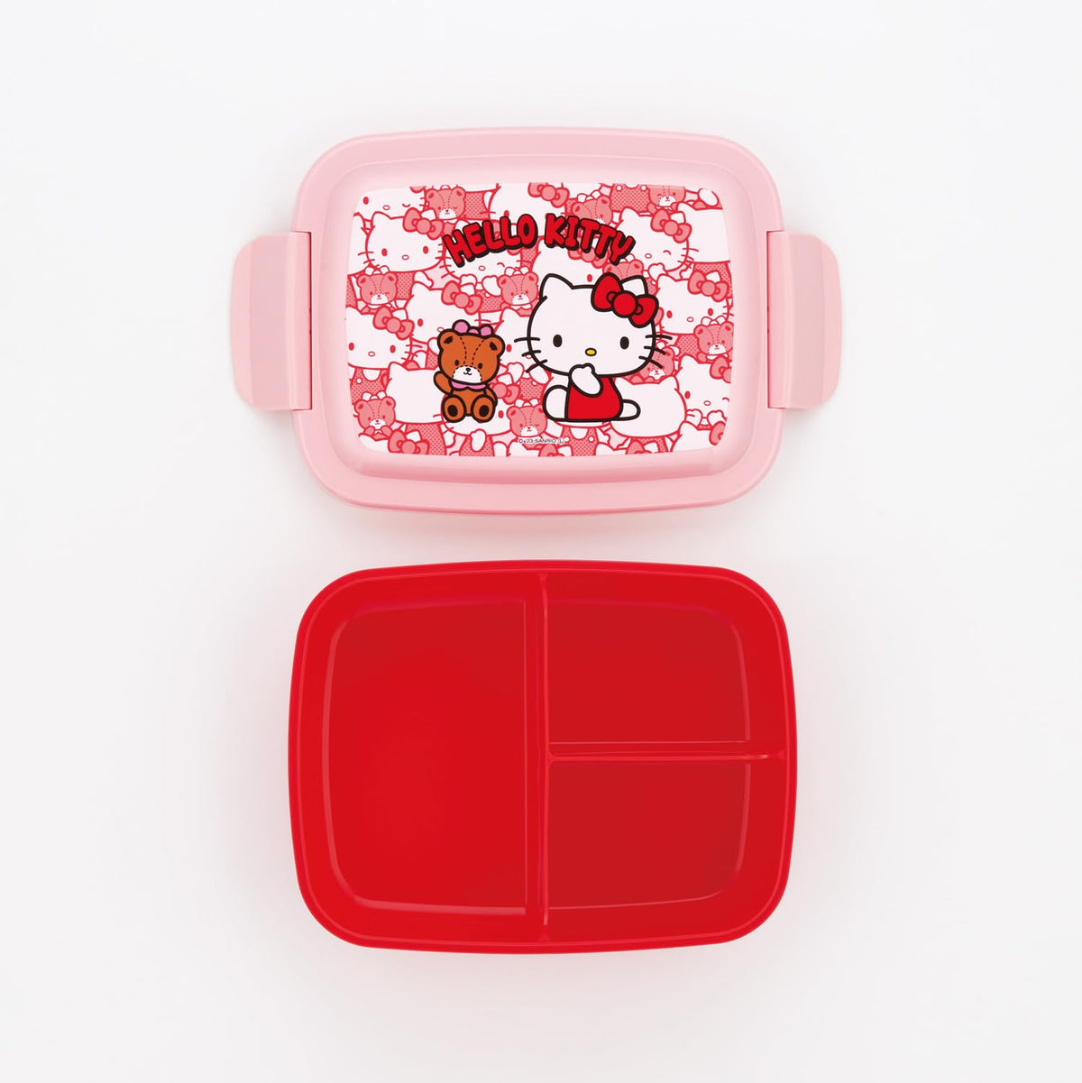 Skater Kids Bento Box Dome Shape 840ml Hello Kitty Design