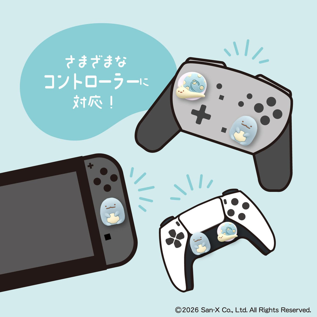 ALLONE Game Analog Stick Covers for Nintendo Switch and PS4/PS5
