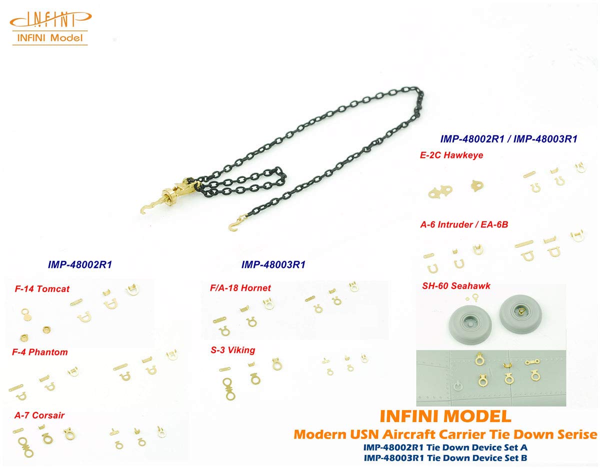 Infini Model 1/48 Scale US Navy Carrier Tie Down Device Set A
