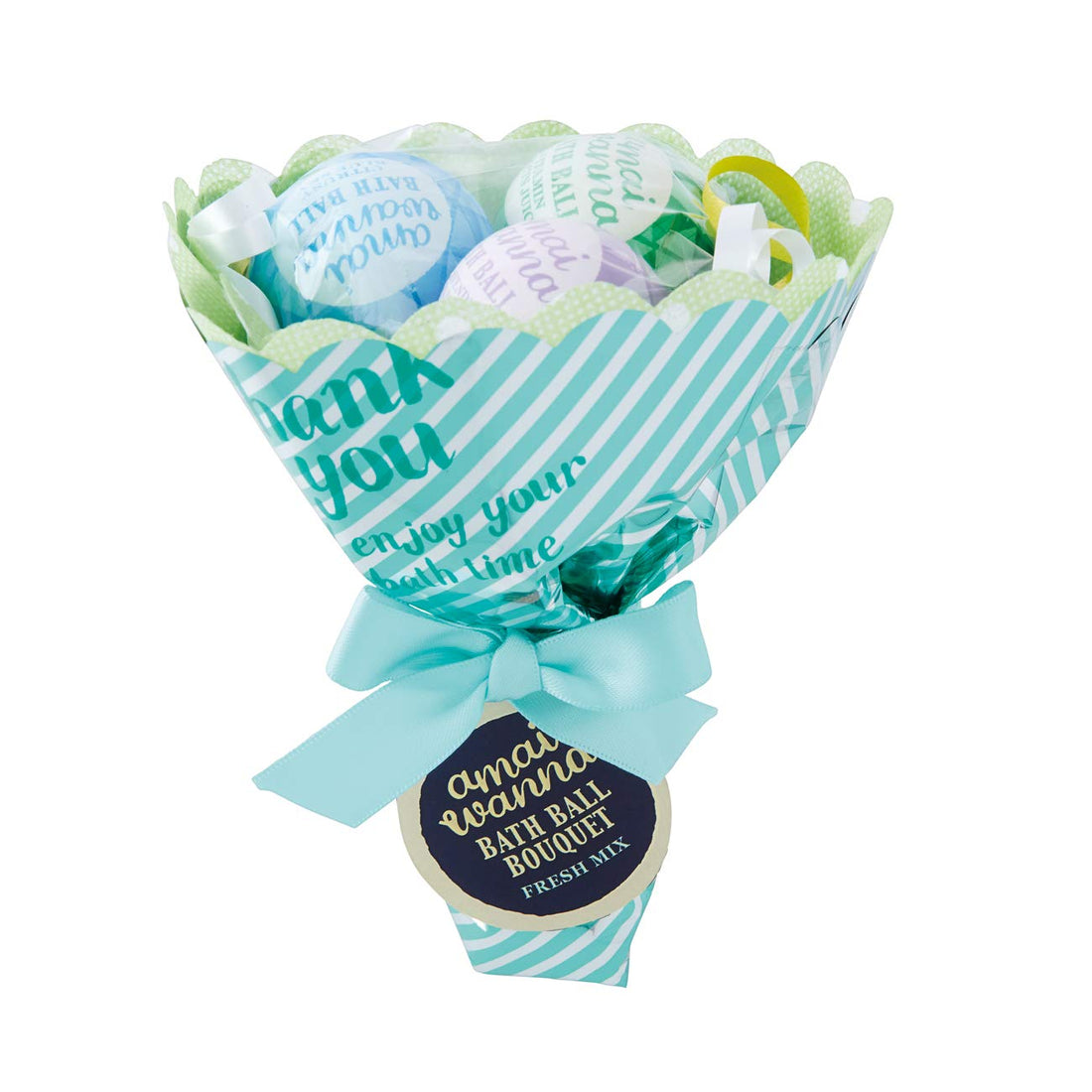 amaiwanna Bath Ball Bouquet Fresh 35g Set of 3 for Relaxation