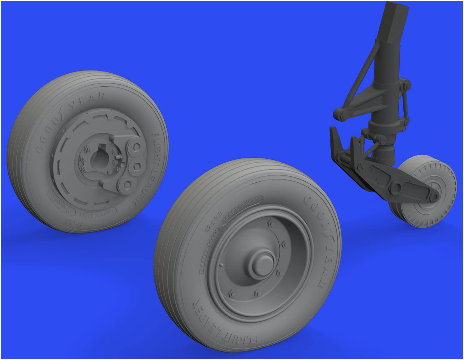 Eduard 1/48 Scale Douglas A-1J Skyraider Wheel Model Parts