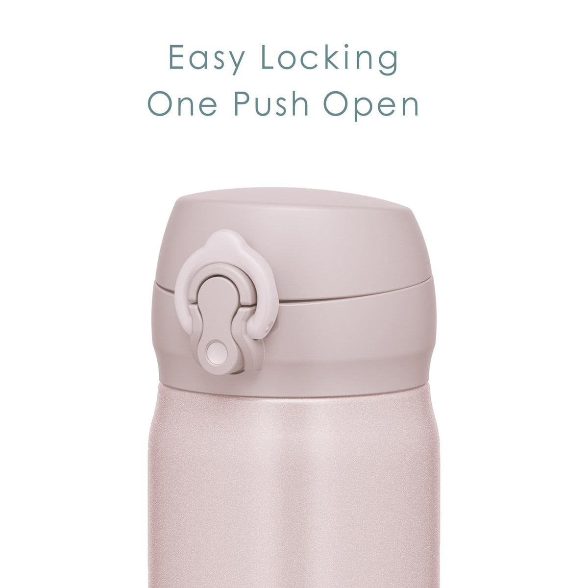 THERMOS Vacuum Insulated Bottle 0.5L Lightweight Beige Pink
