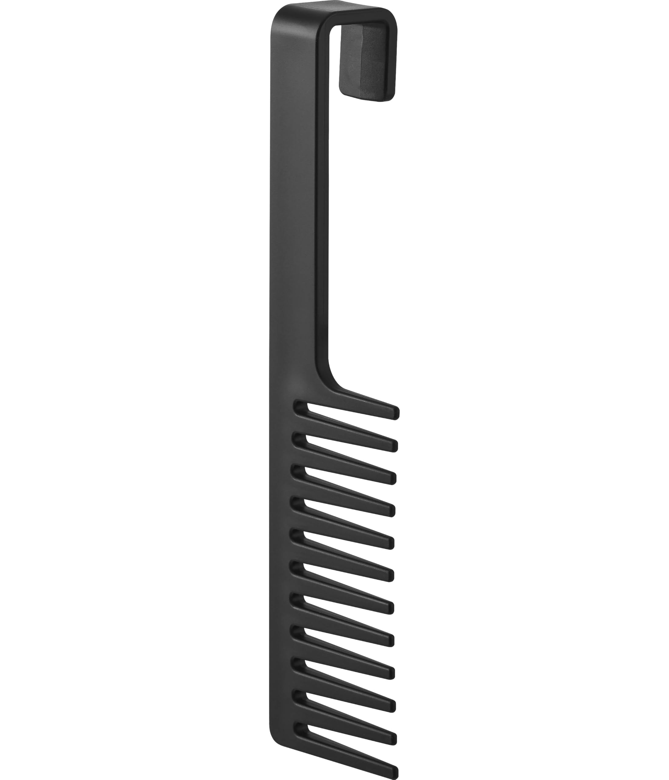 Yamazaki Magnetic Treatment Hair Comb Black 22cm for Easy Storage