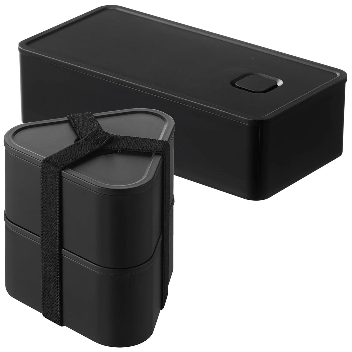 Yamazaki Wide Lunch Box and Rice Ball Case Set with Valve
