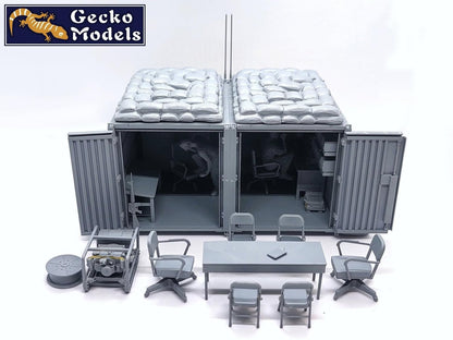 Gecko Models 1/35 American Military Base Container Command Station Model