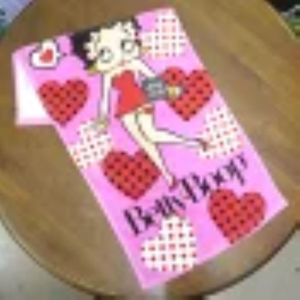 Inukaitaoru Betty Boop Face Towel Heart Design