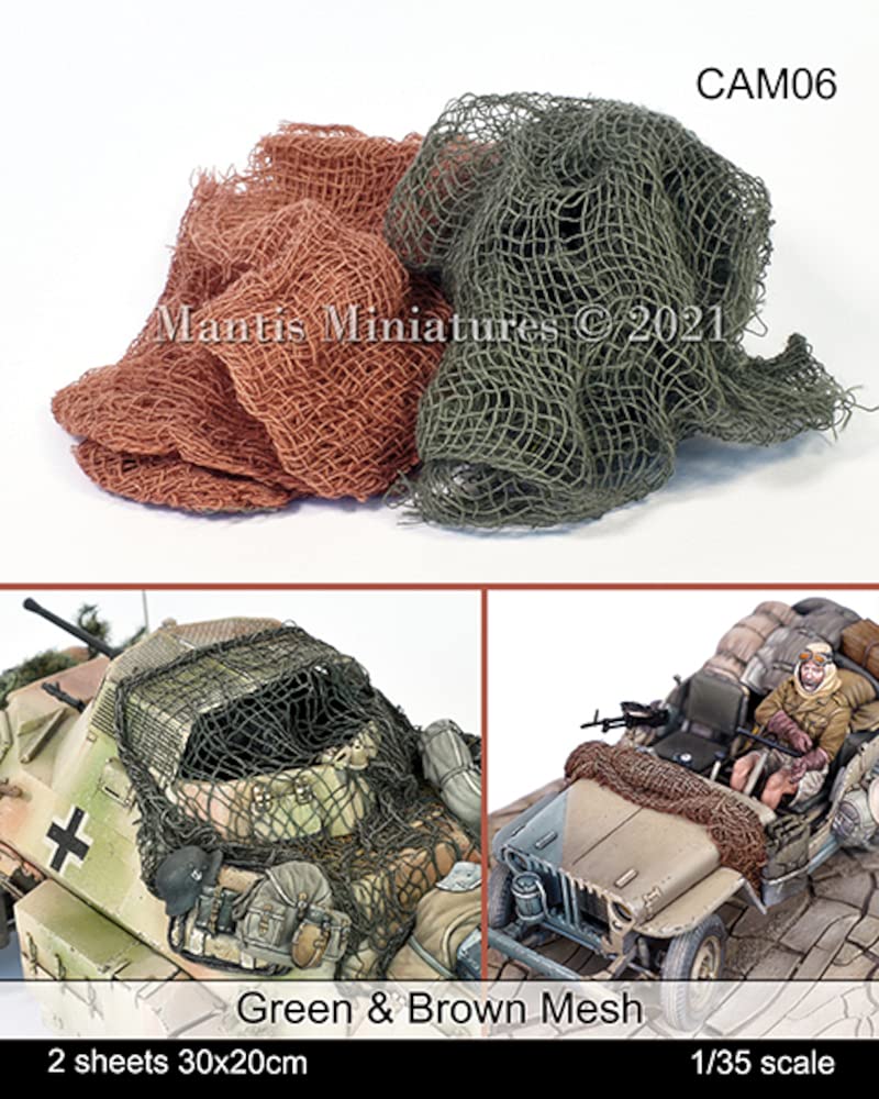 Mantis Miniature Vehicle Accessories Camouflage Mesh Scale Model Parts
