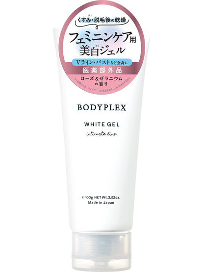 Bodyplex White Gel with Rose and Geranium Scent 100g