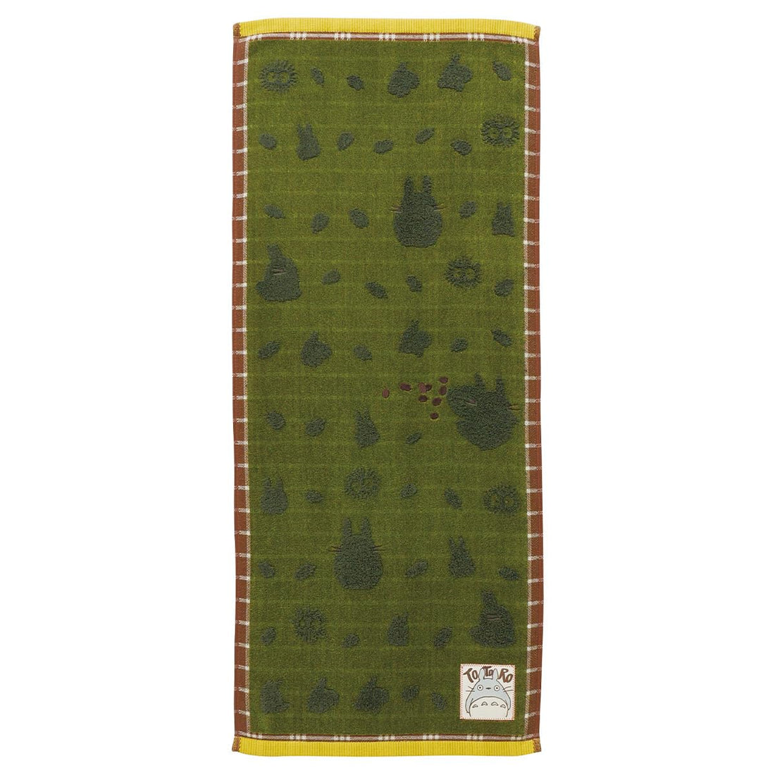 Marushin Studio Ghibli Totoro Face Towel 100% Cotton Autumn Green