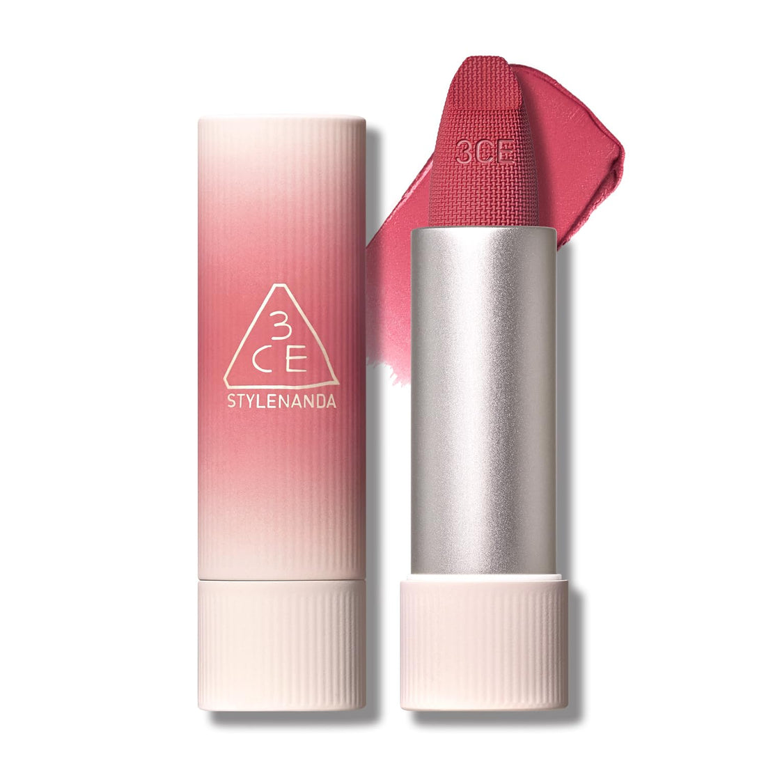 3CE Cashmere Hug Lipstick Cozy Whisper for Soft Lips