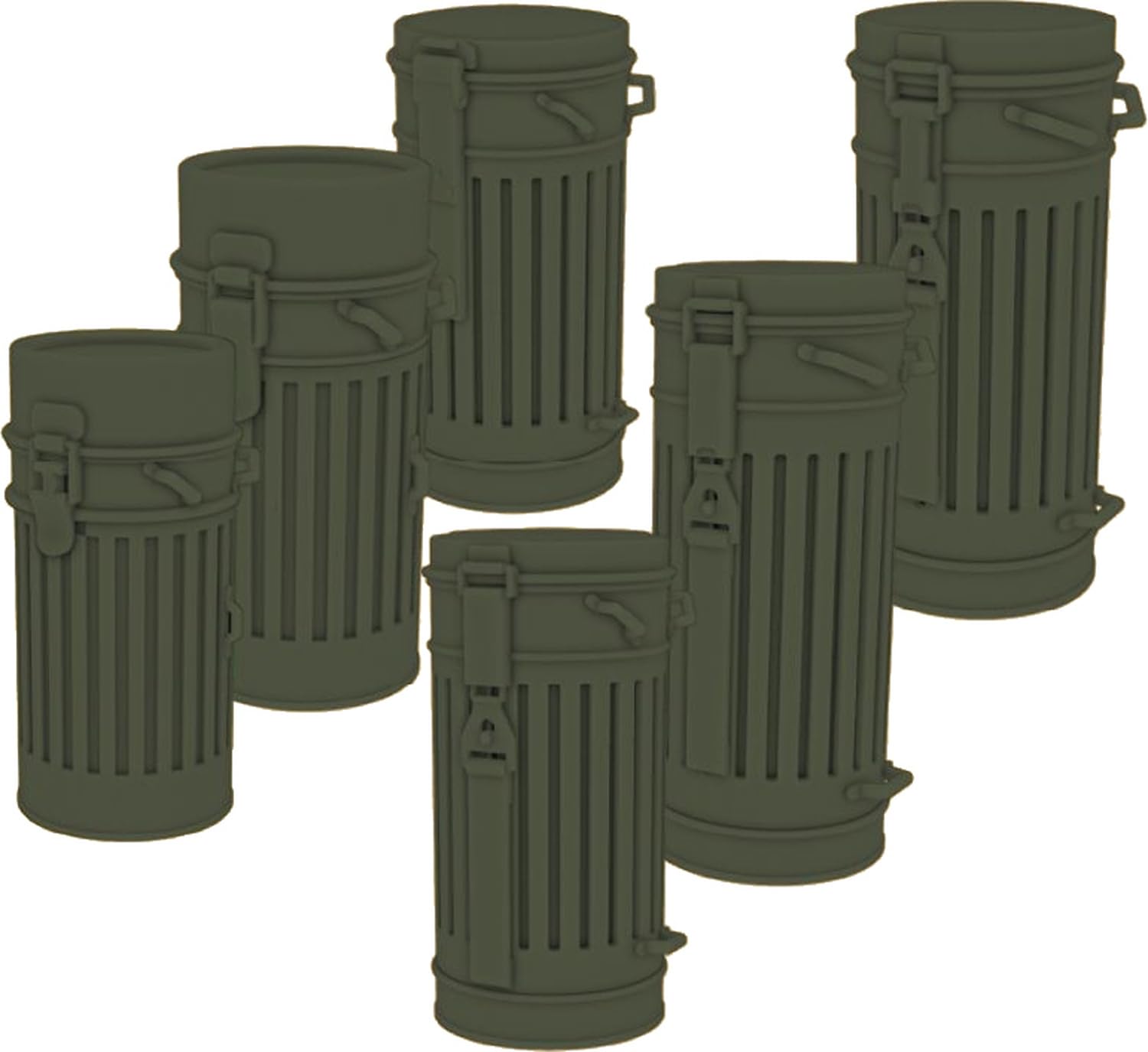 Passion Models 1/35 German Military Gas Mask Case 3D Printed Kit