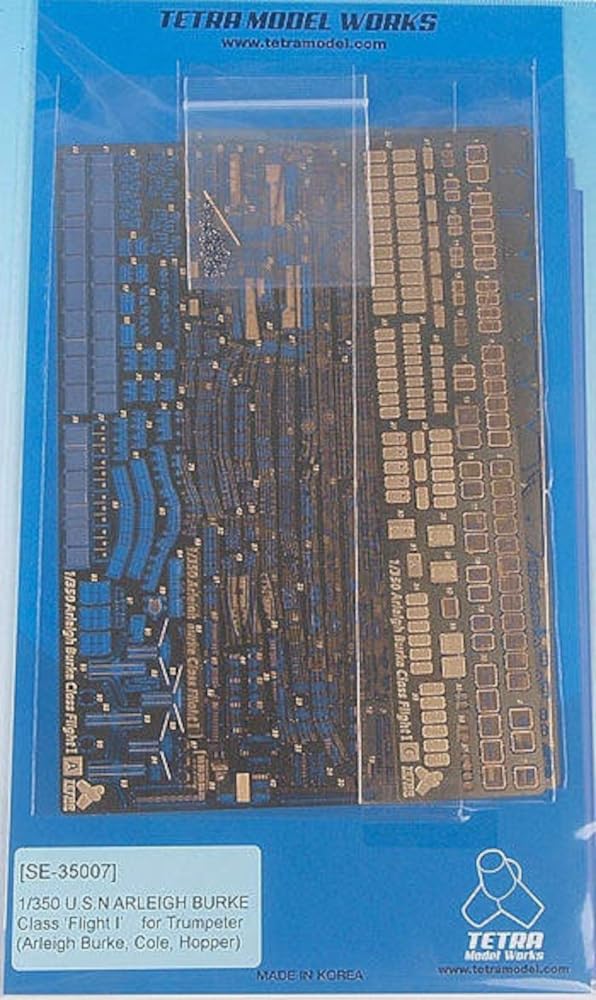 Tetra Model 1/350 Scale Arleigh Burke Class Destroyer Flight I Parts Set