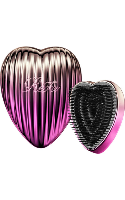 ReFa Heart Brush Ray for Japanese Skincare with Gradation Purple Design