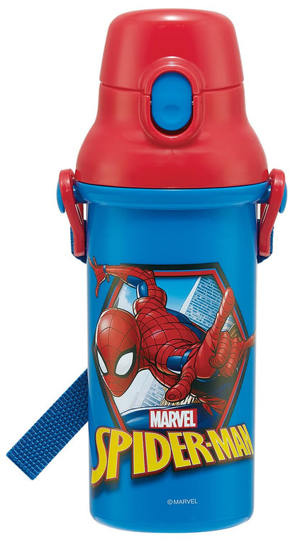 Skater Kids Water Bottle 480ml Easy Drink Spider-Man Design