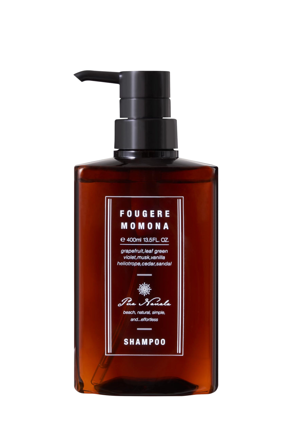 Pua Nanala Fragrance Shampoo 400mL with Amino Acids and Organic Ingredients